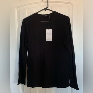 Theory AILER B BLACK THERMAL TEE L